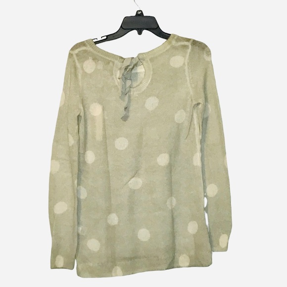 Lauren Conrad Circle Print Scoopneck Knit Ethereal Sweater (Antique Romance) - Picture 4 of 6
